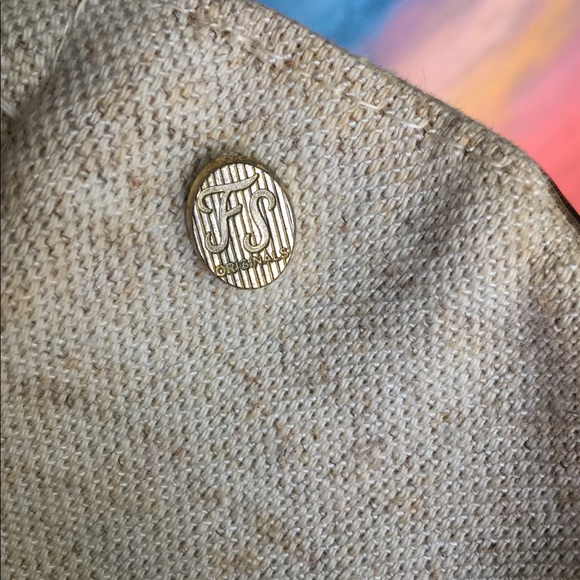 FS Originals vintage 1980’s wooden handle purse - Picture 3 of 4